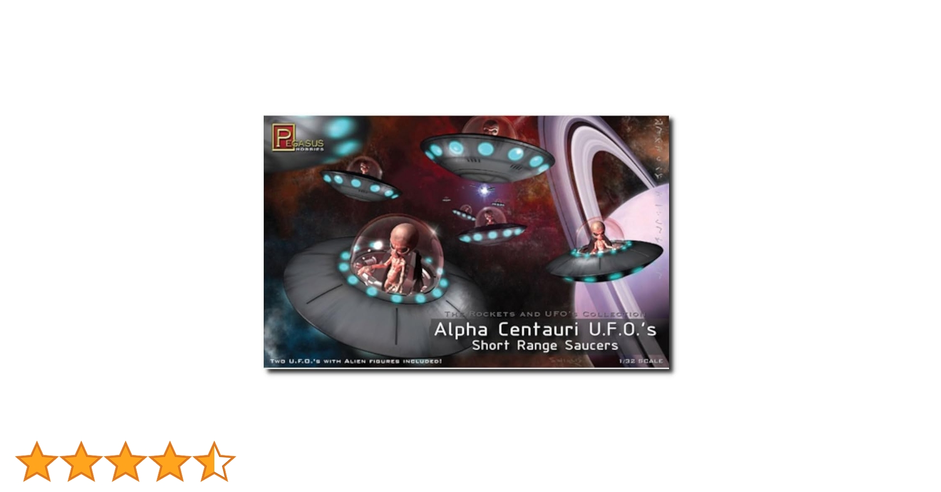 Amazon | ペガサスホビー 1/32 アルファ・ケンタウリ星系UFO 短